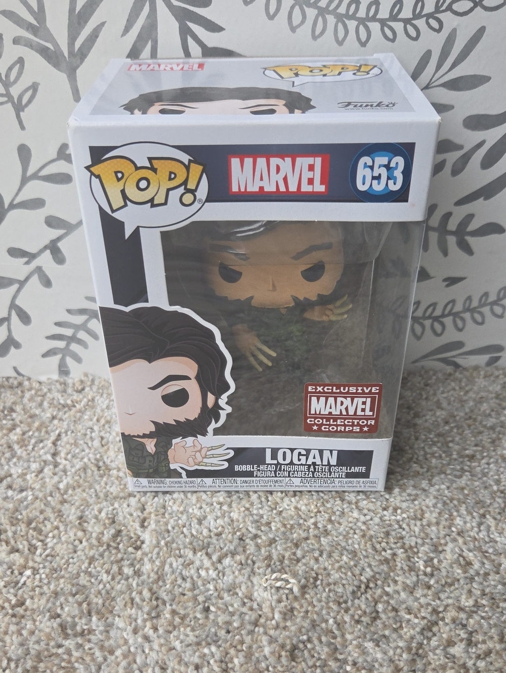 Marvel Logan Pop! Figure - #653 Collector Corps Exclusive